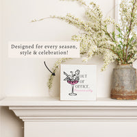 Out Of Office Permanently Block Sign