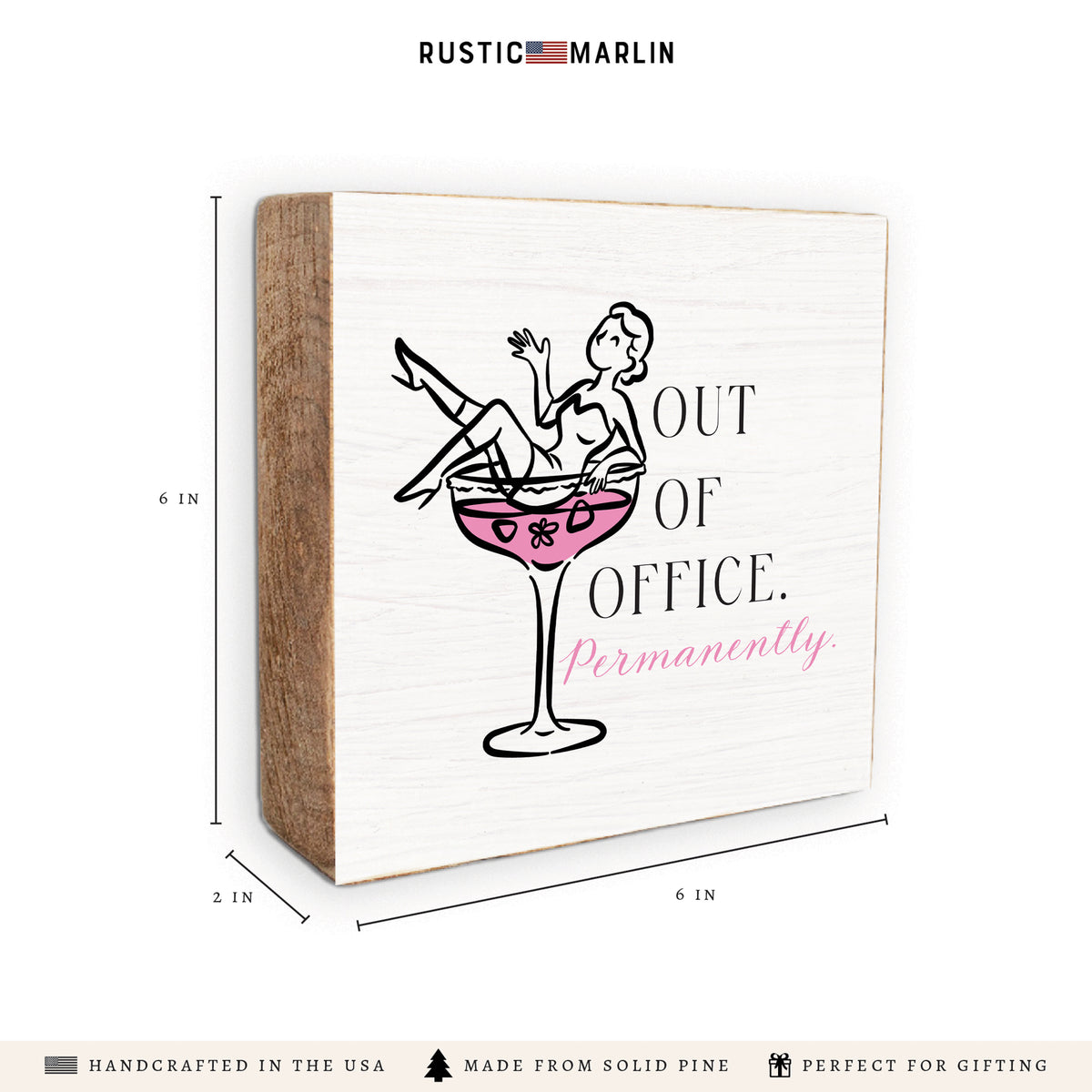 Out Of Office Permanently Block Sign