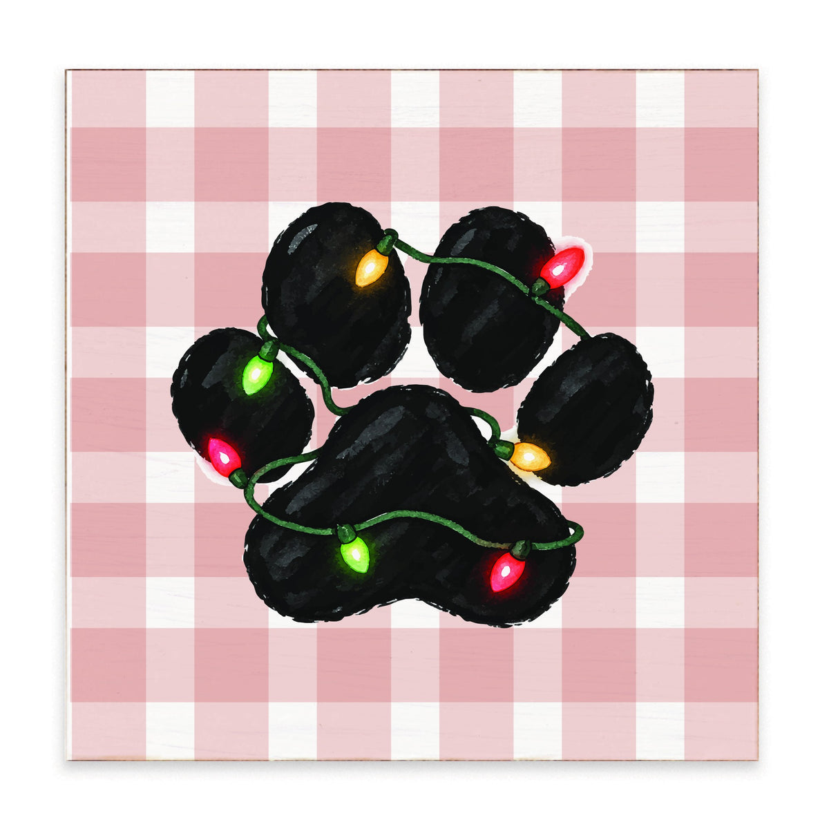 Paw Lights Block Sign