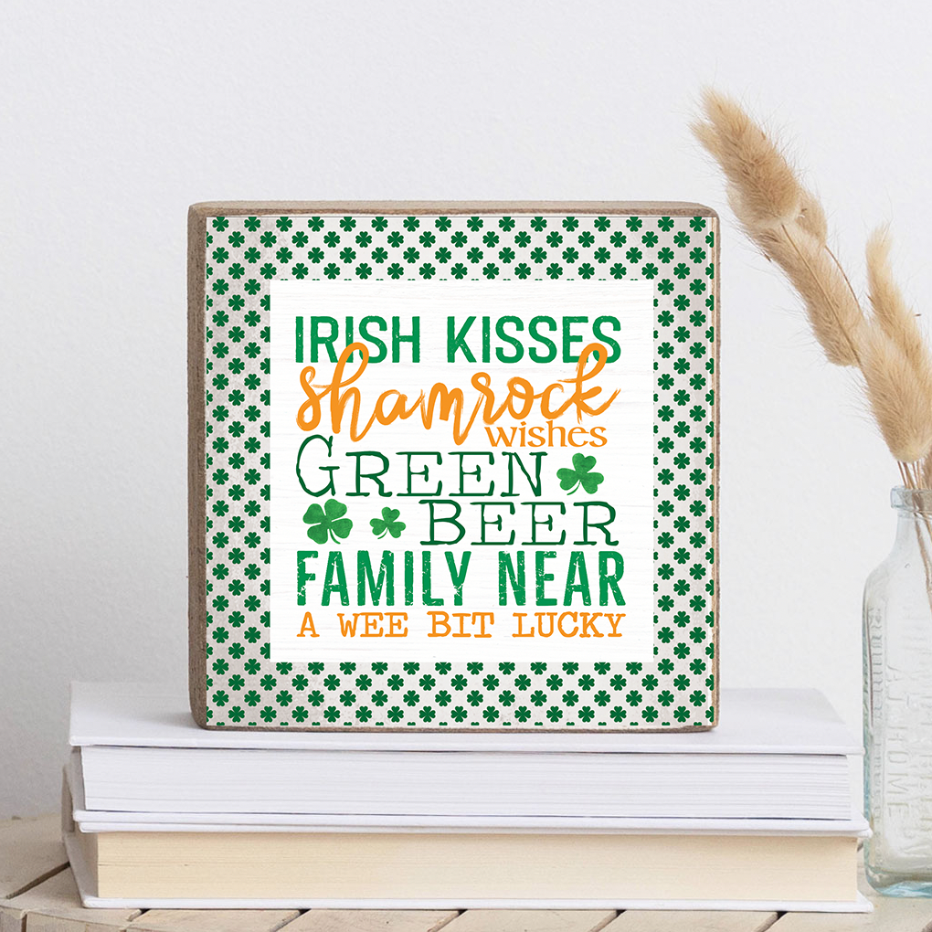 St. Patrick's Day Favorites Decorative Wooden Block