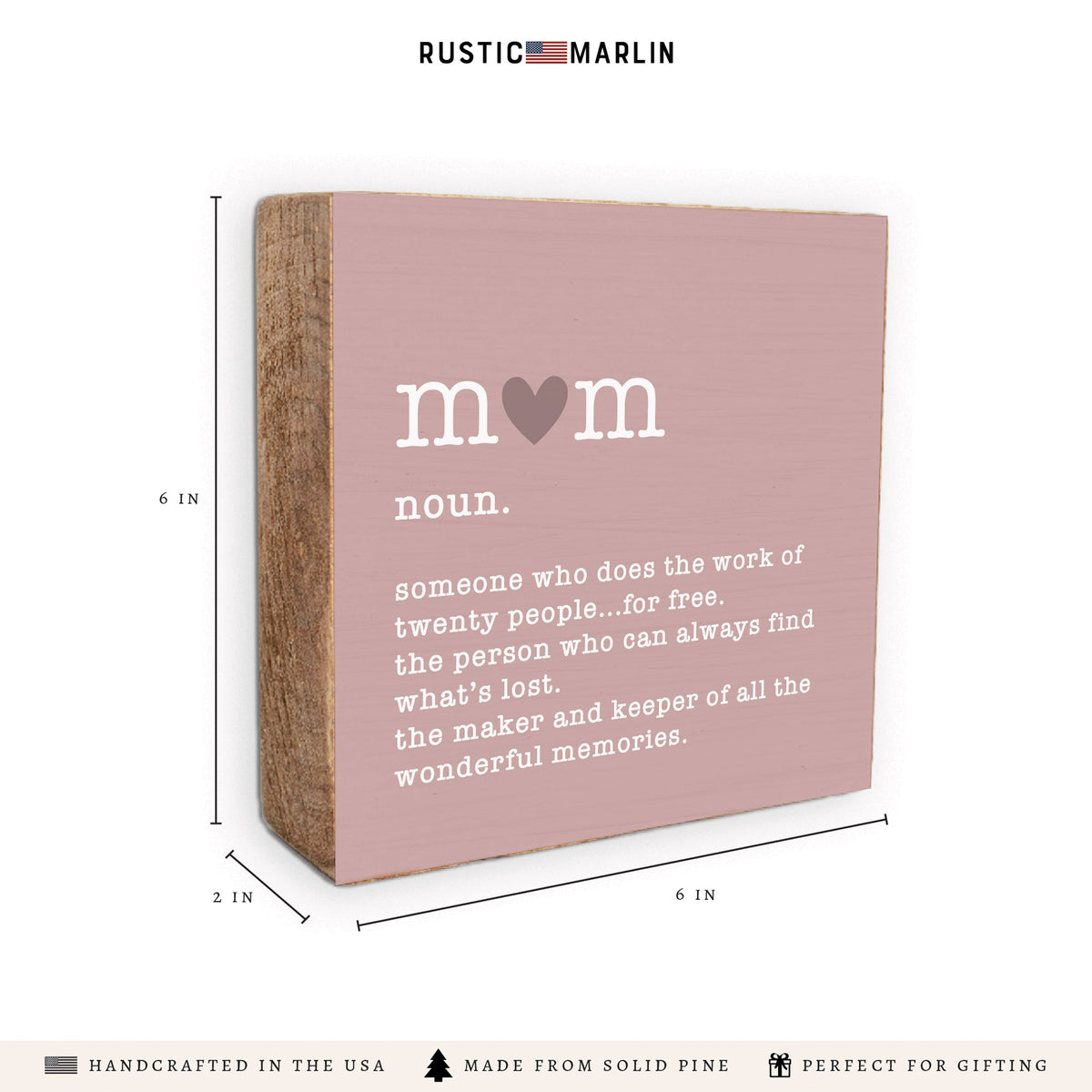 Mom Definition Block Sign