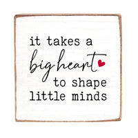 Big Heart Block Sign