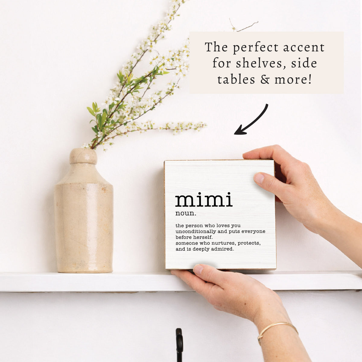 Mimi Definition Block Sign