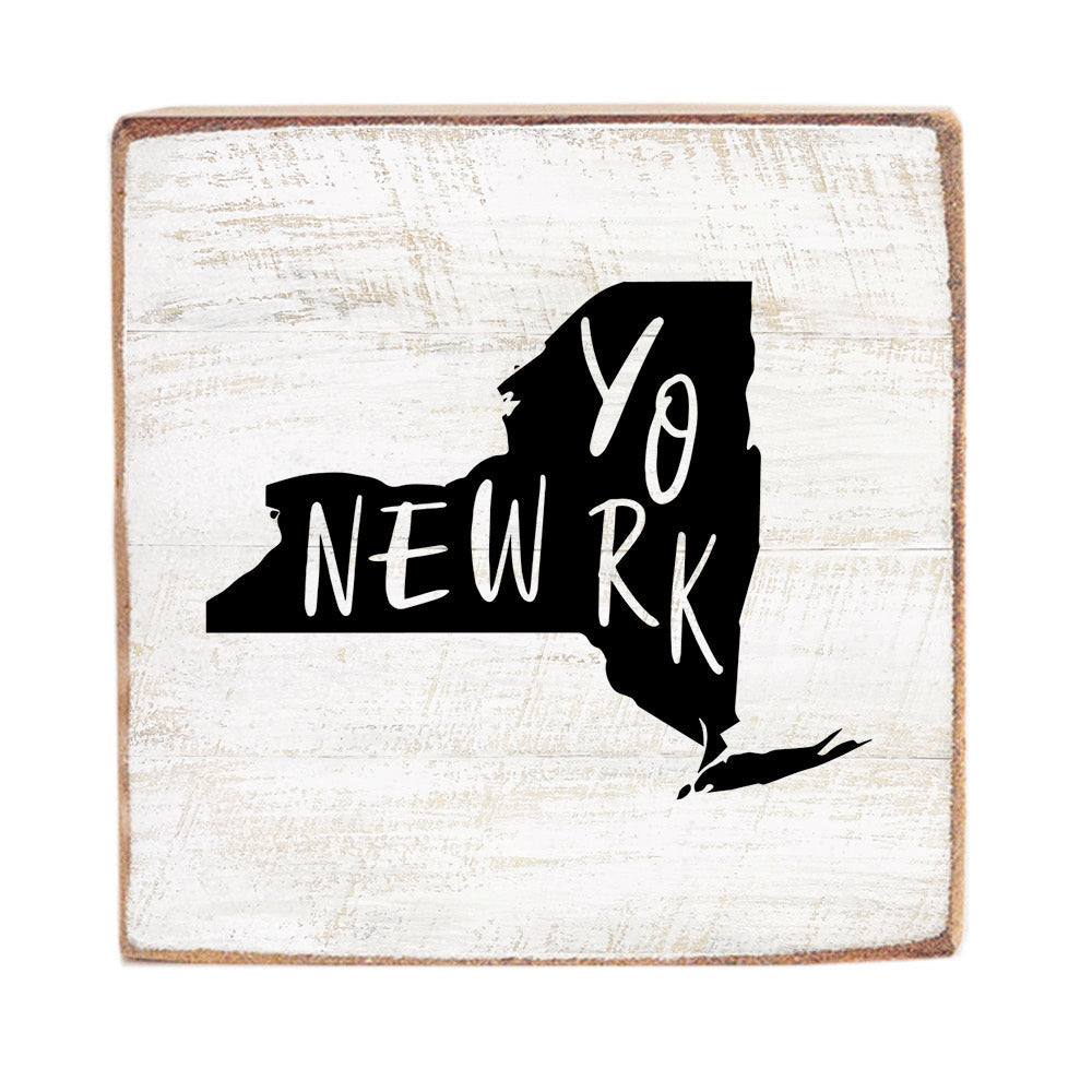 New York Block Sign