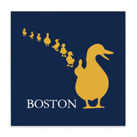 Boston Ducklings Block Sign