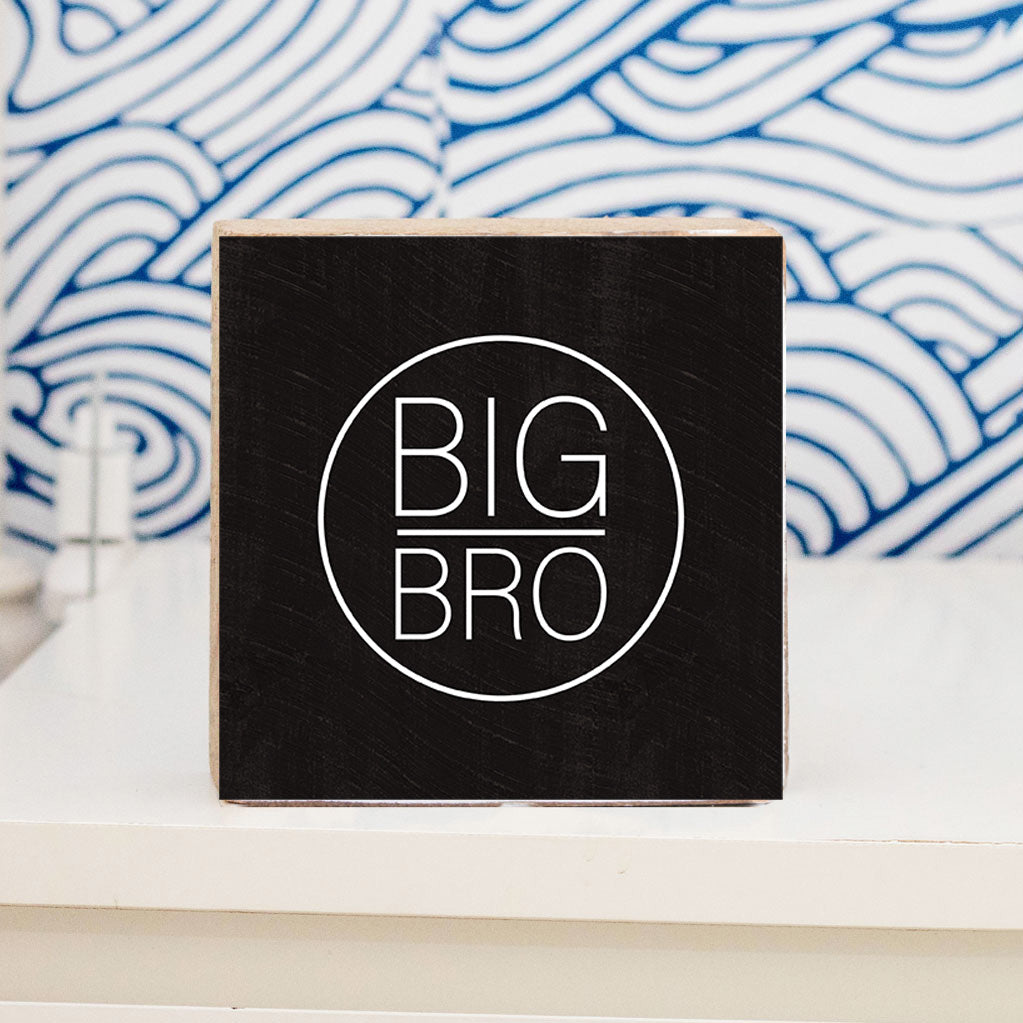 Big Brother Decorative Wooden Block