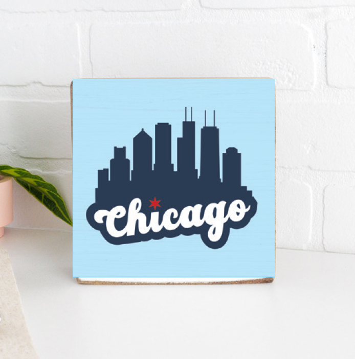Chicago Block Sign