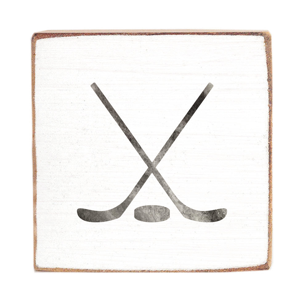 Hockey Block Sign