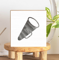 Cheer Square Block Sign