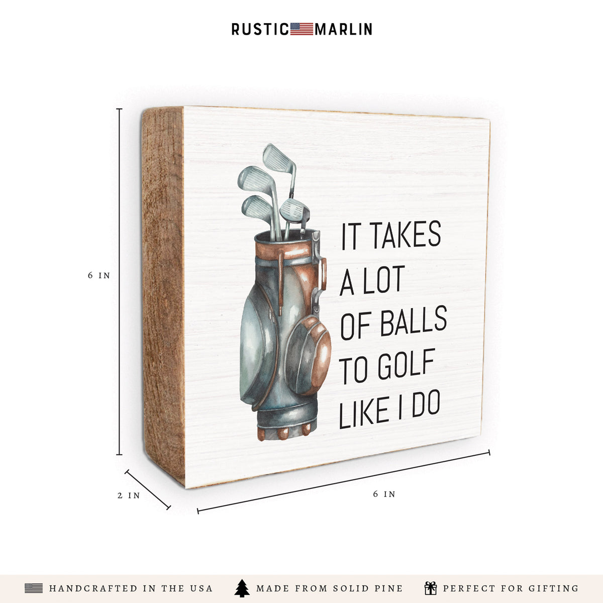 Golf Like I Do Block Sign