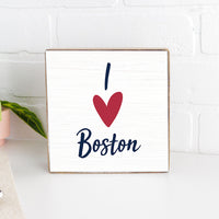 I Love Personalized Block Sign