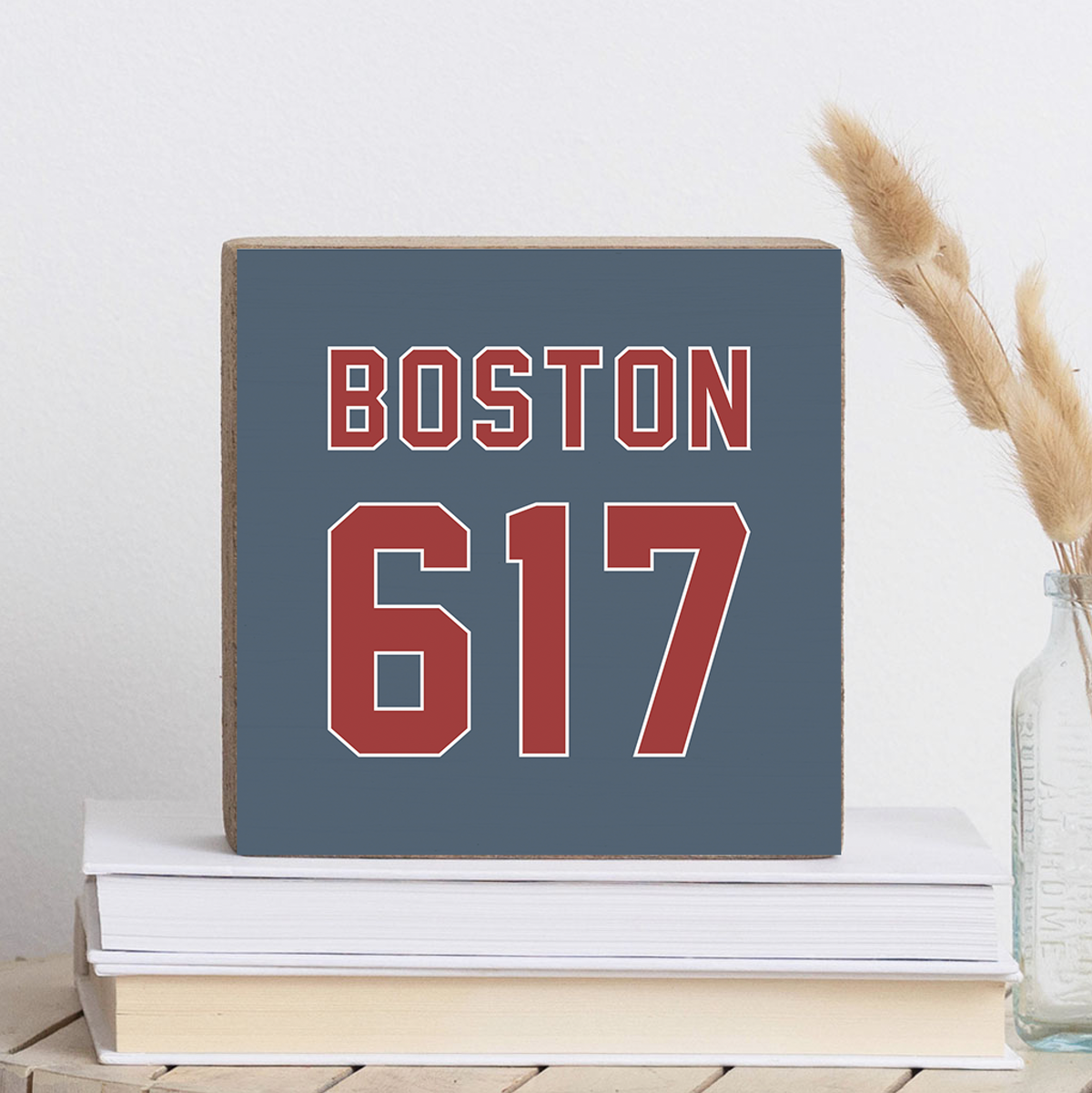 Boston 617 Decorative Wooden Block