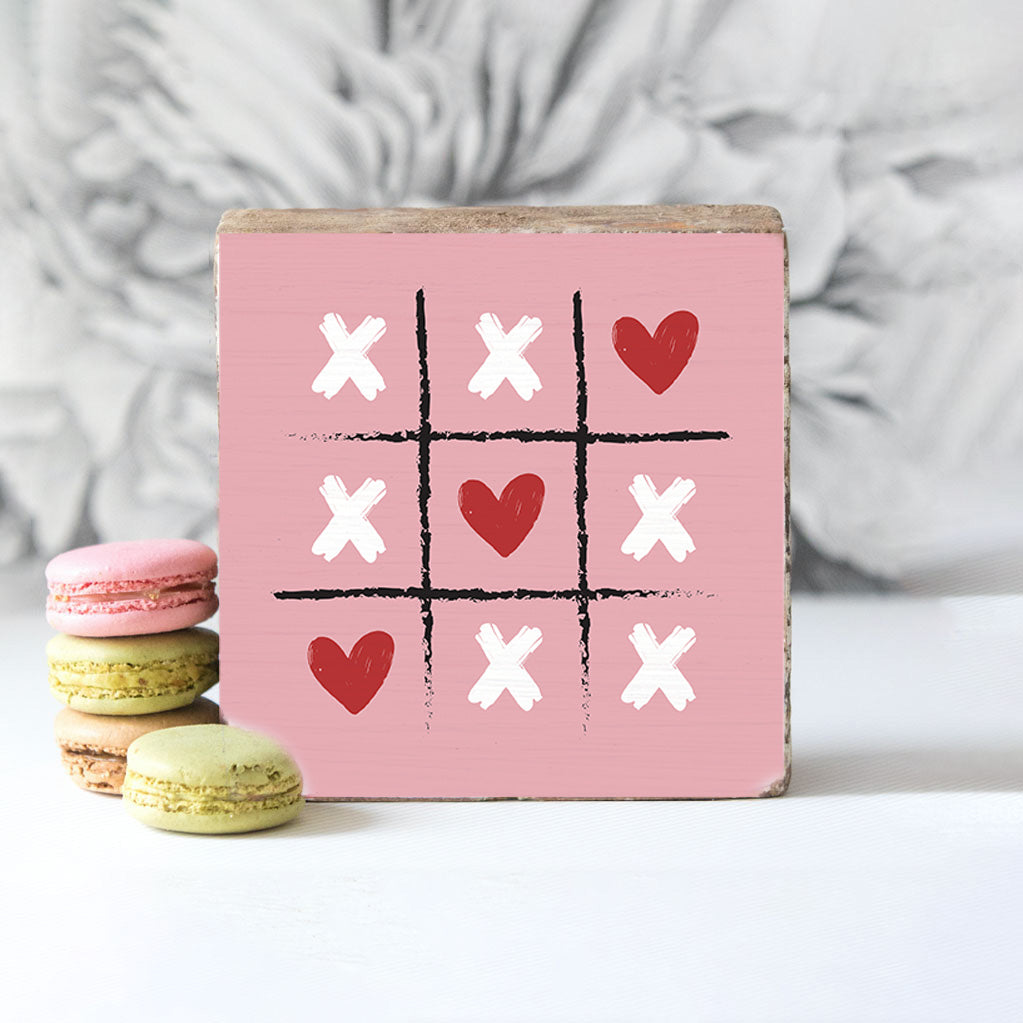 XOXO Decorative Wooden Block