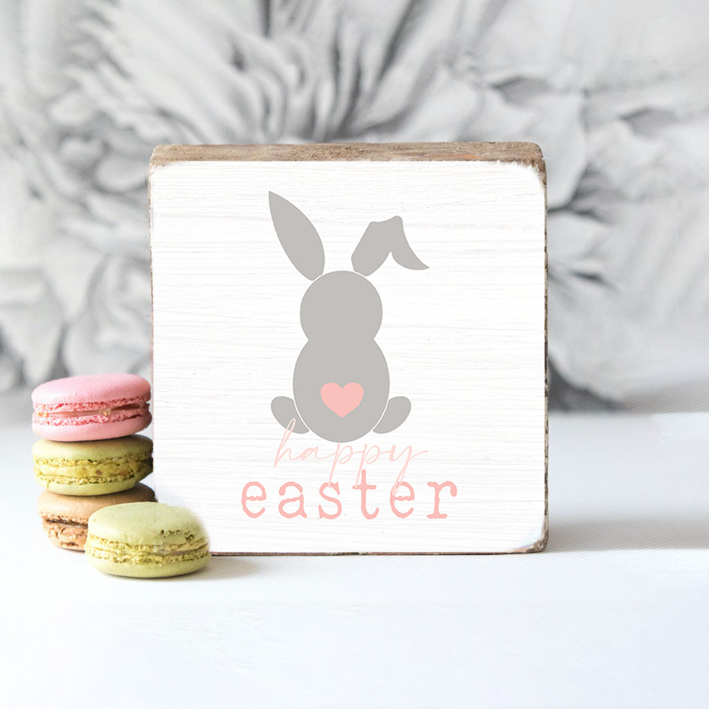 Happy Easter Block Sign