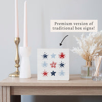 Starburst Block Sign