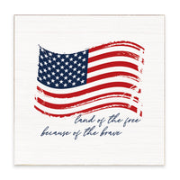 National Anthem Block Sign