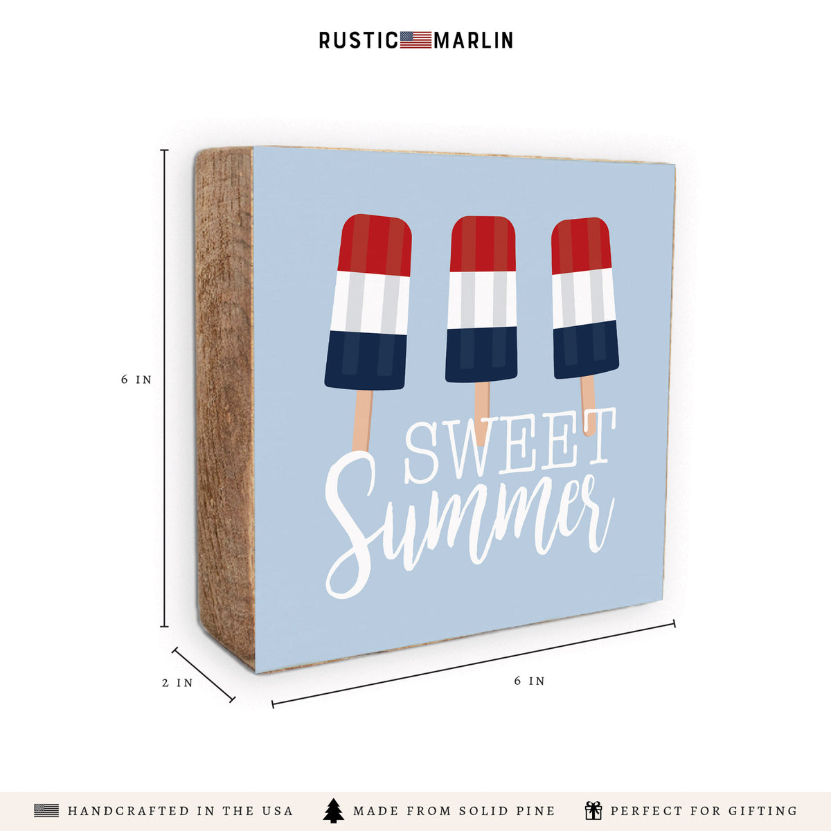 Sweet Summer Block Sign