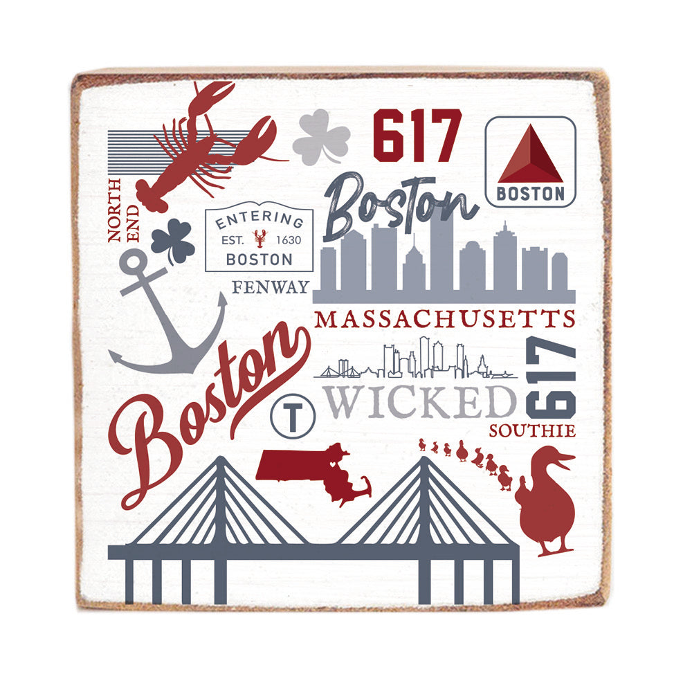 All Things Boston Block Sign
