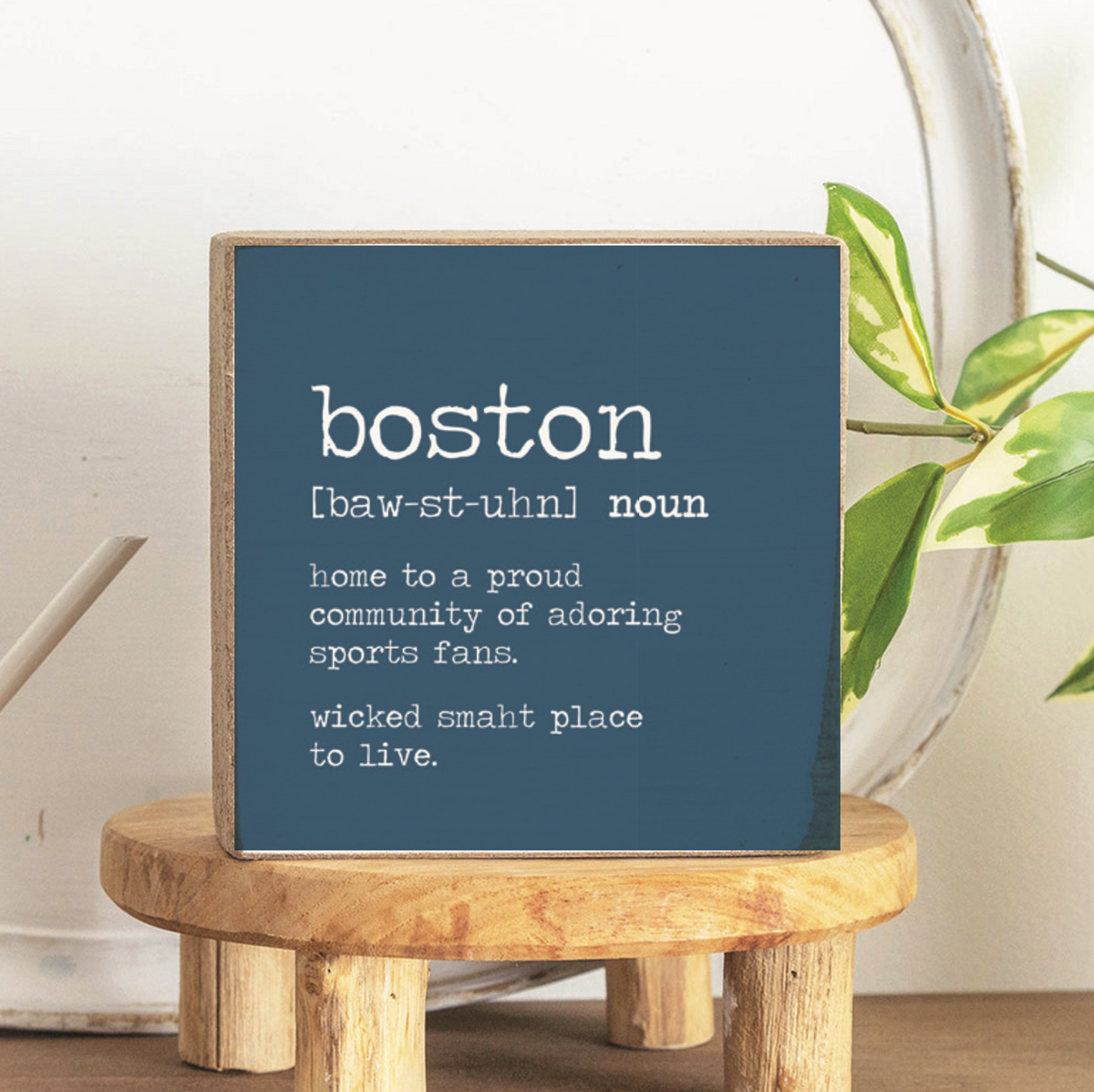 Boston Definition Block Sign