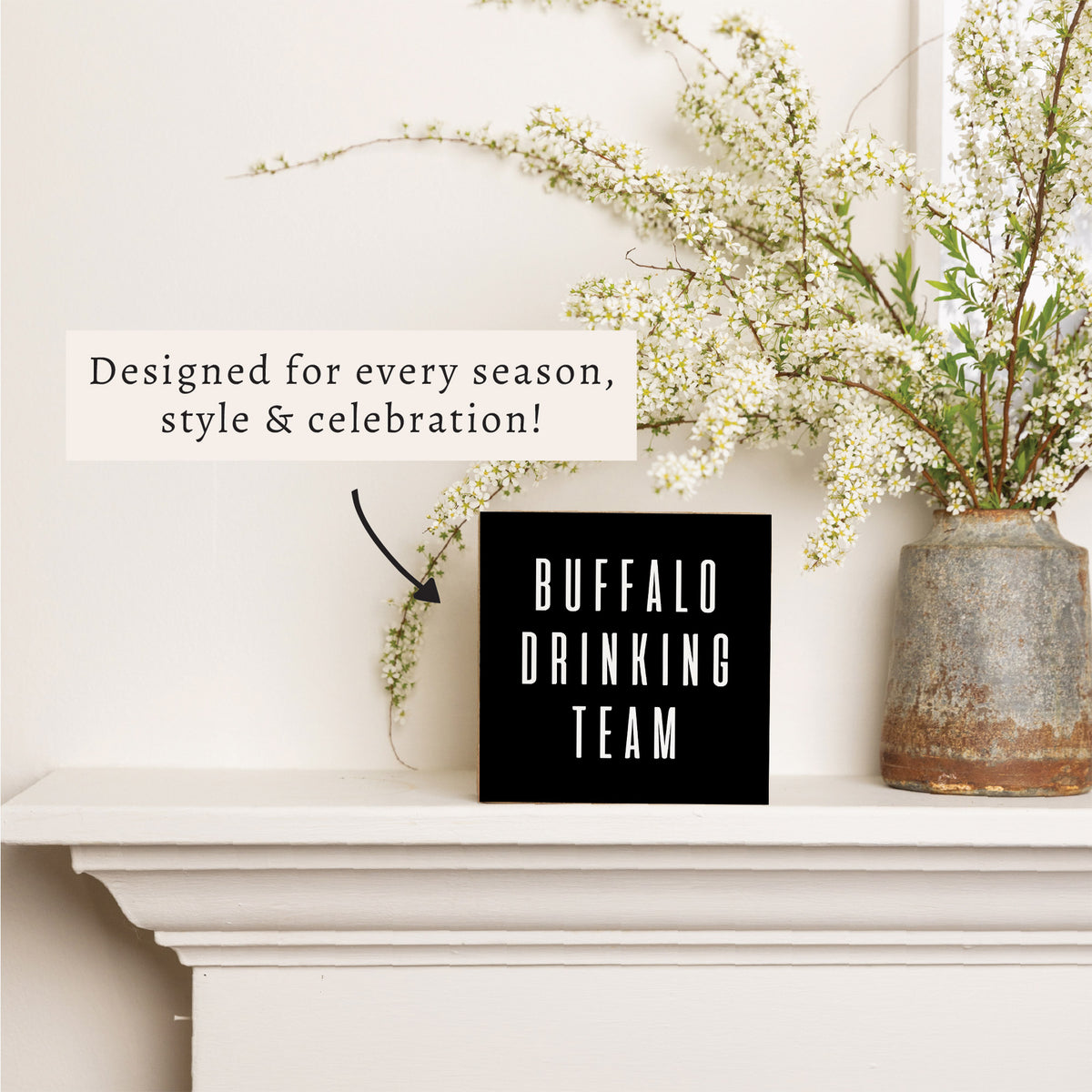 Buffalo Drinking Team Block