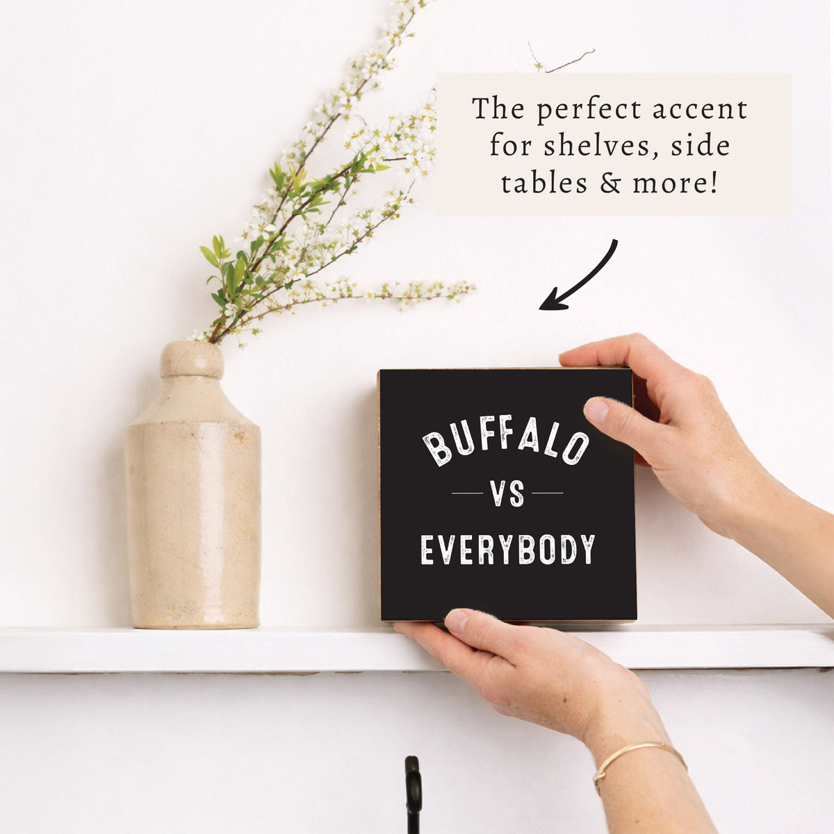 Buffalo Vs Block Sign