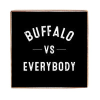 Buffalo VS Square Block Sign