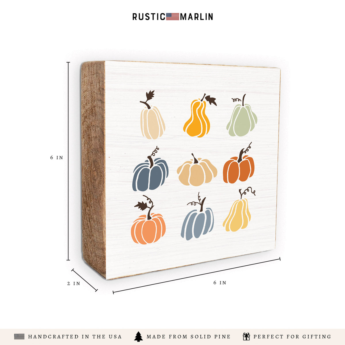 Pumpkin Patch Block Sign