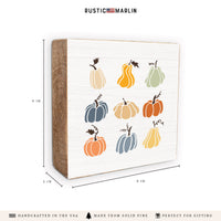 Pumpkin Patch Block Sign