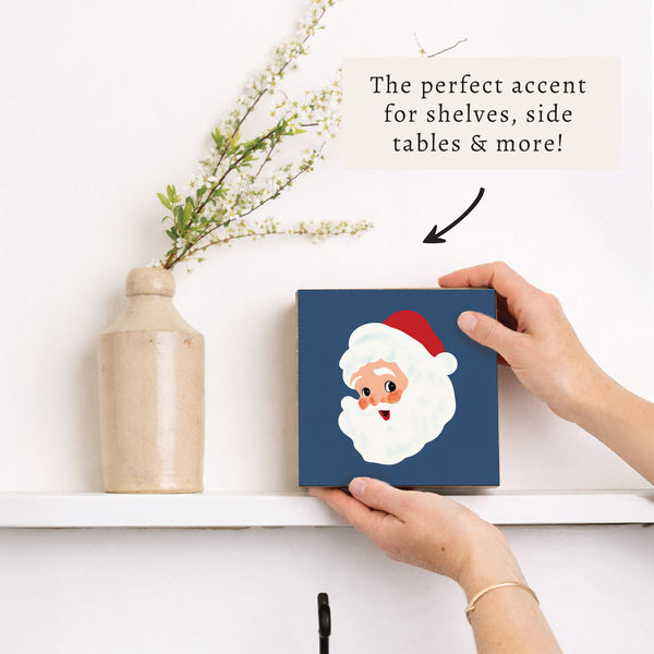 Santa Block Sign