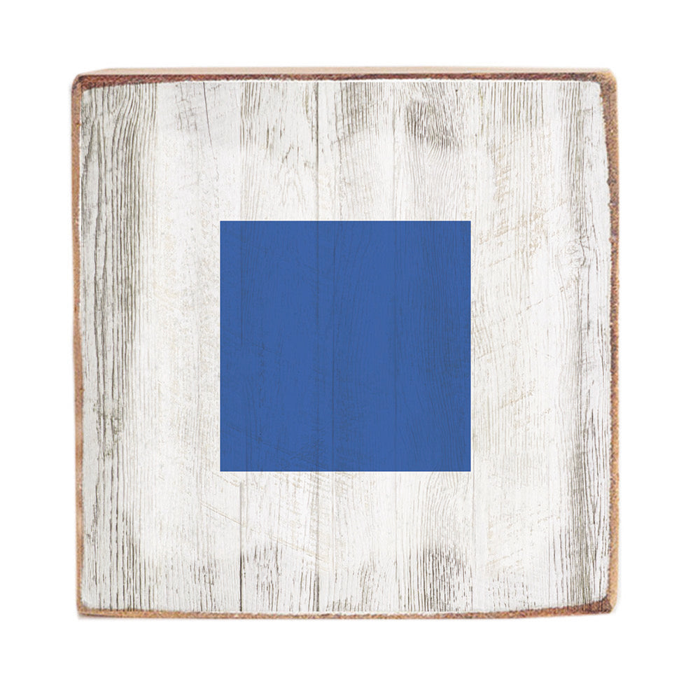 Intermediate Trail Square Block Sign