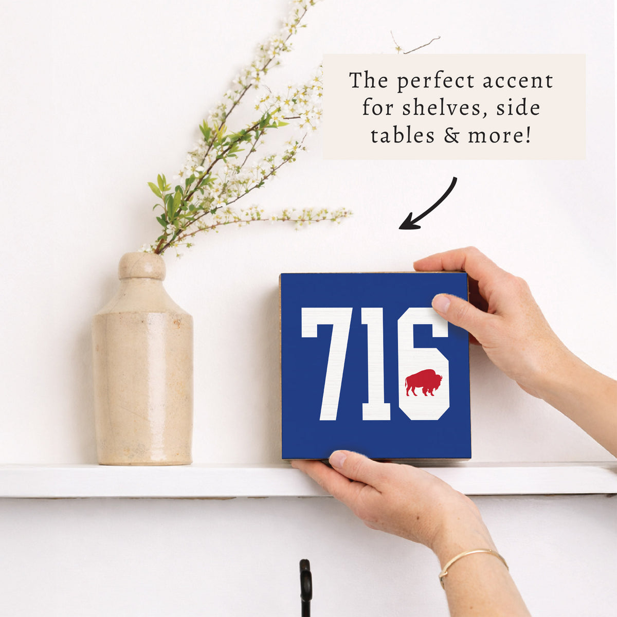 716 Buffalo Block Sign