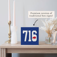 716 Buffalo Block Sign