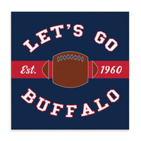 Let's Go Bills Block Sign