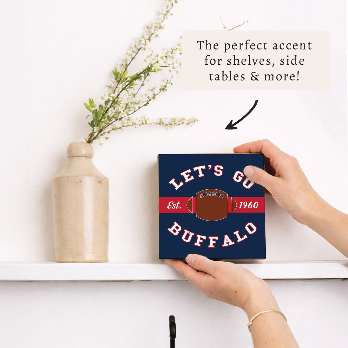 Let's Go Bills Block Sign