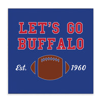 Buffalo Let's Go Block Sign