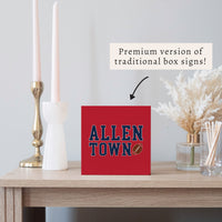 Buffalo Allen Town Block Sign