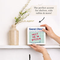 Boston Guest Check Block Sign