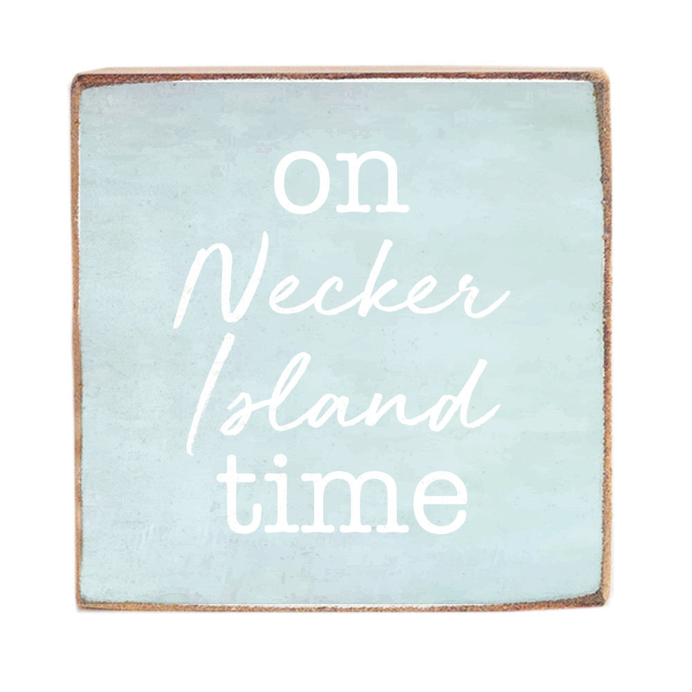 On Your Place Time Personalized Block Sign