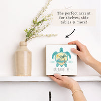 Sea Turtle Personalized Block Sign