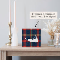 Holiday State Personalized Block Sign