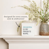 Favorite Name Personalized Block Sign