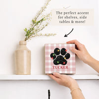 Paw Lights Personalized Block Sign