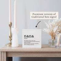 Person Who Loves You Personalized Block Sign