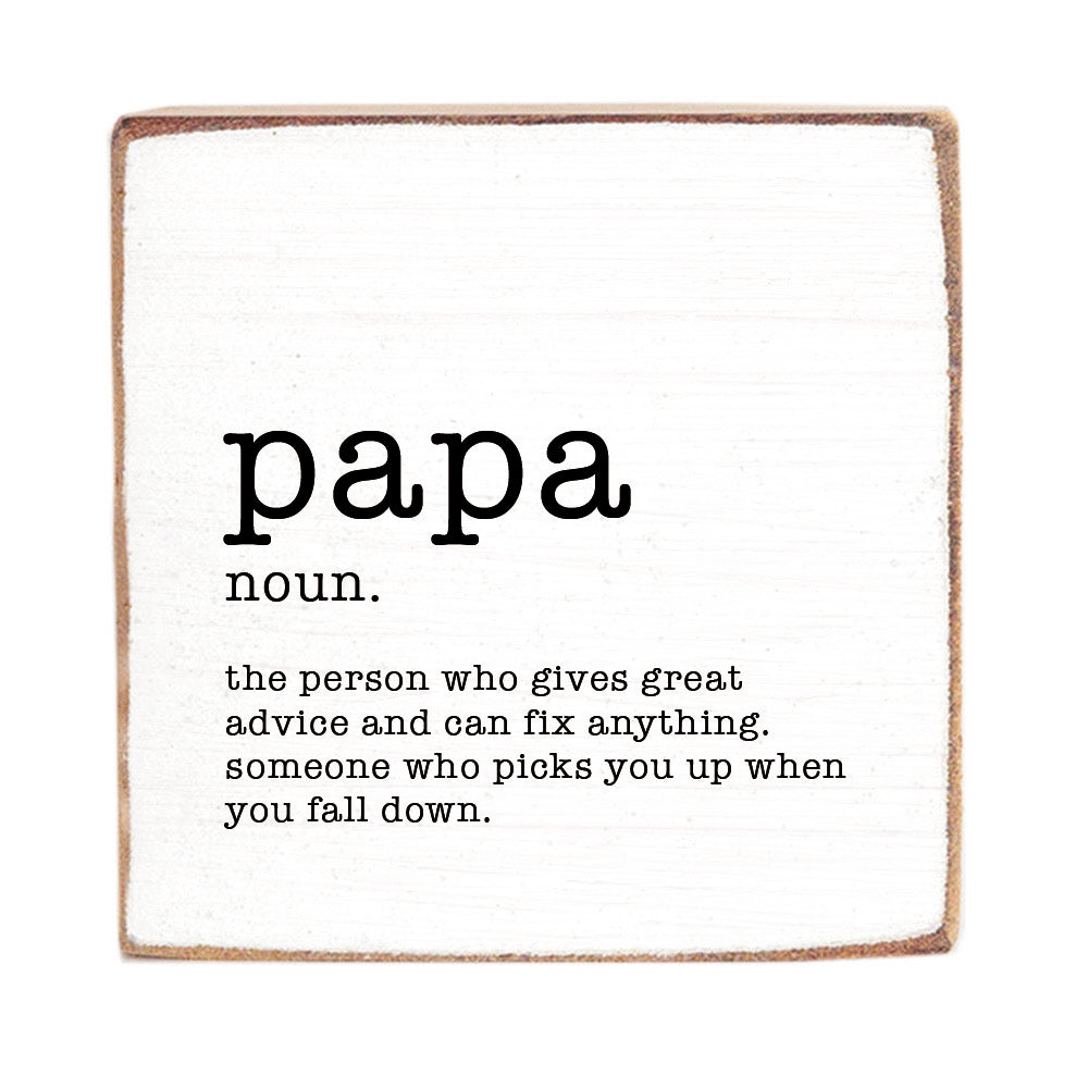 Great Advice Personalized Square Block Sign