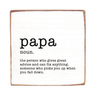 Great Advice Personalized Square Block Sign