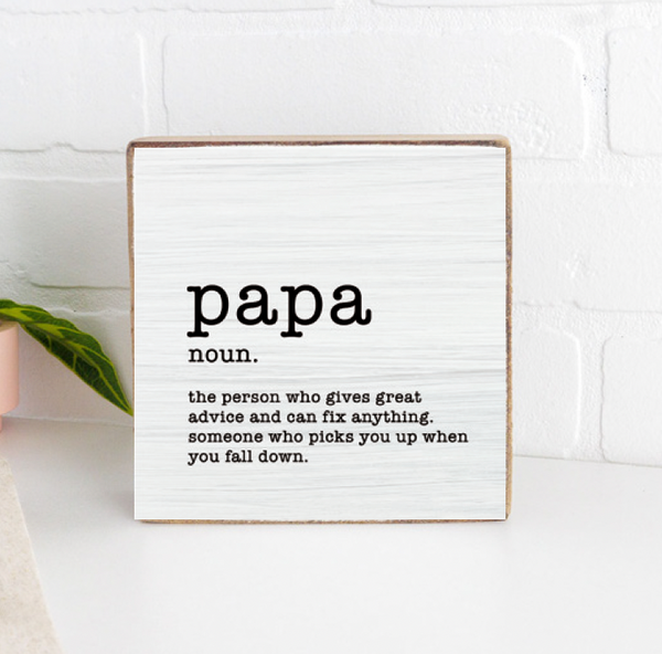 Great Advice Definition Personalized Block Sign