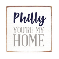 You're My Home Personalized Block Sign