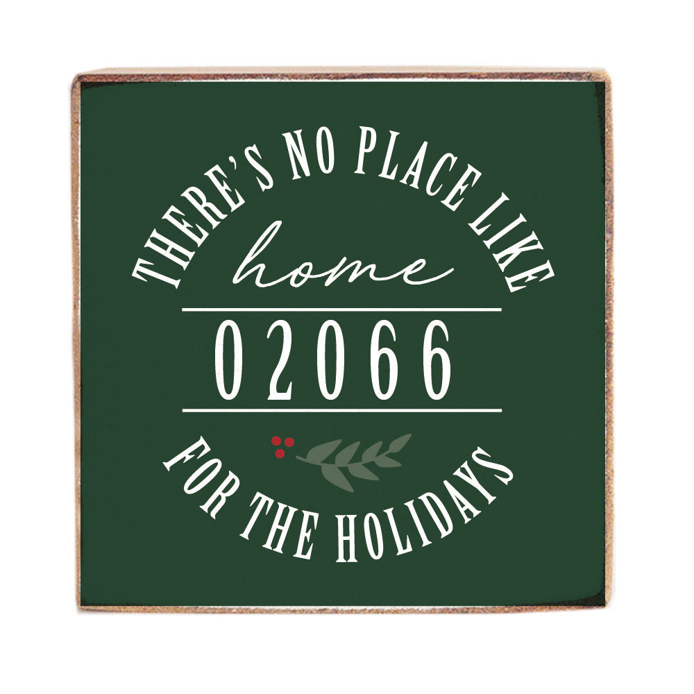 No Place Like Home Personalized Block Sign