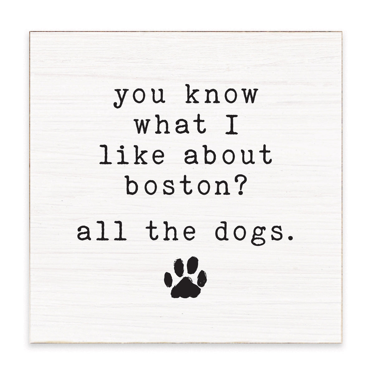Dogs Personalized Block Sign