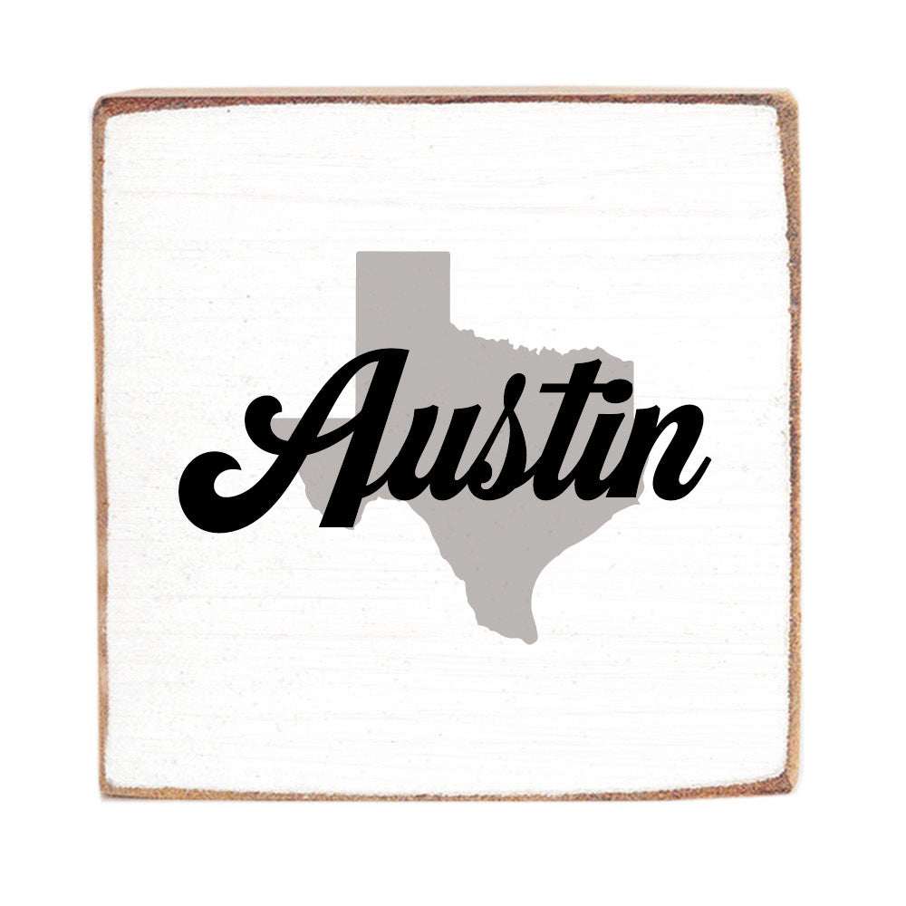 State Personalized Block Sign